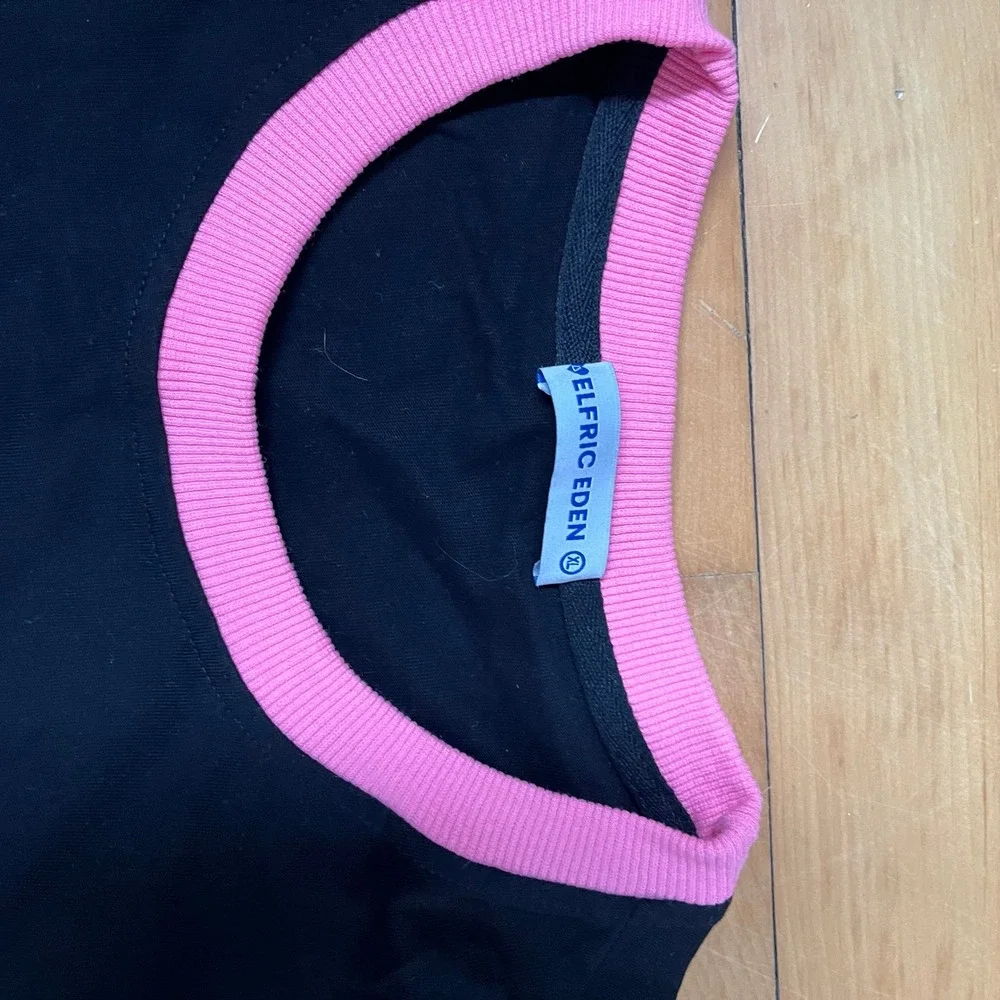 Aelfric Eden The Dreamers Heart Logo Graphic Tee Black Pink XL Streetwear Shirt - Picture 4 of 5